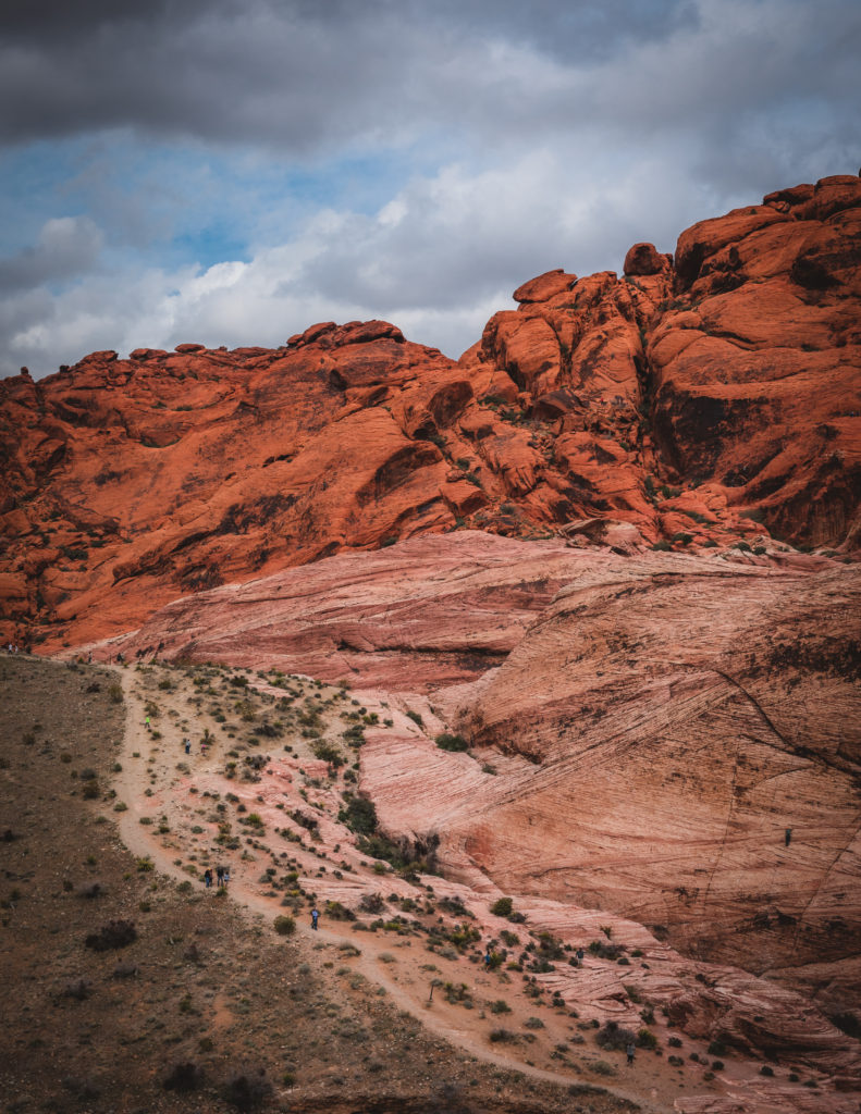 Red Aztec Sandstone in Red Rock Canyon NP