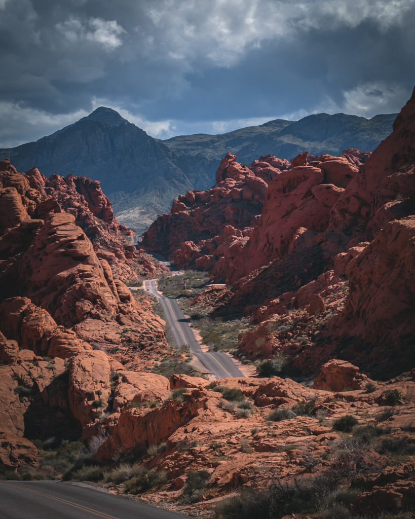 White Domes Road in Valley of Fire State Park
