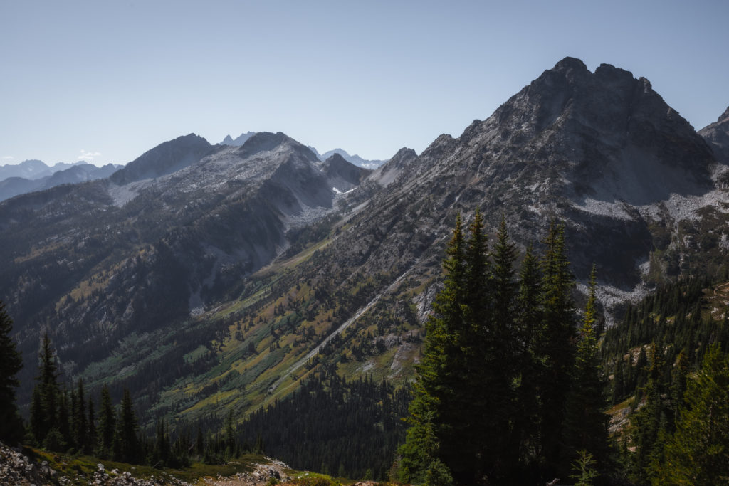 Peaks of Mountains in the North Cascades