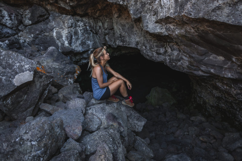 Wearing Hiking Essentials While Exploring Caves