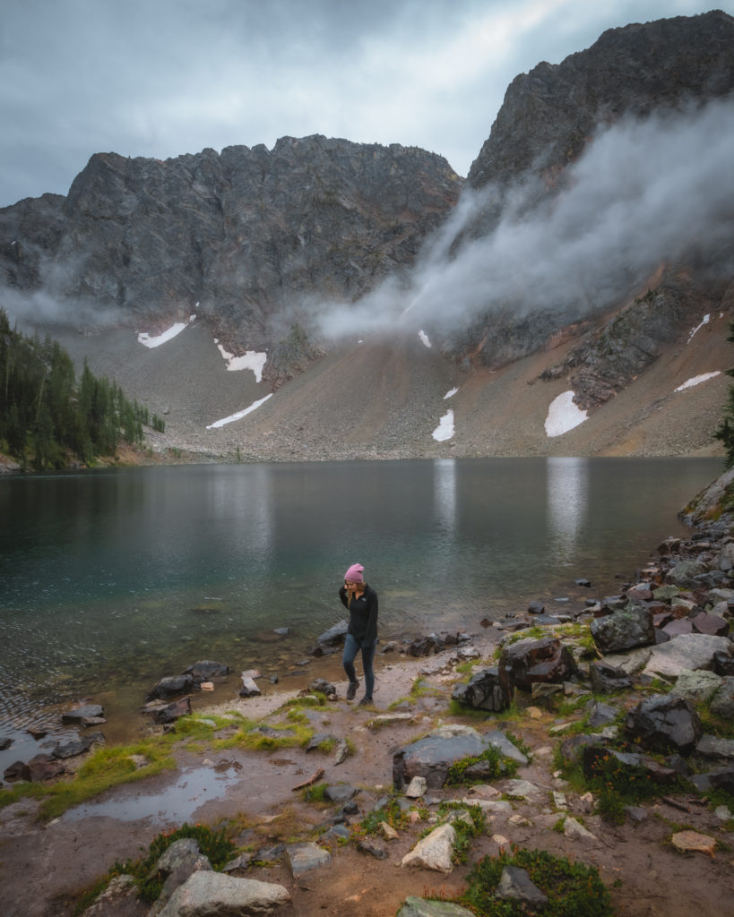 Blue Lake in North Cascades NP
