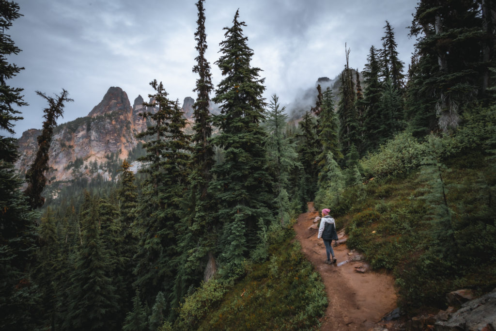 Hiking the Blue Lake Trail in North Cascades NP