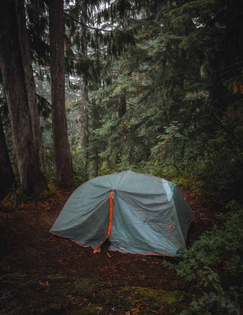 Tent Camping at Thornton Lake in Washington