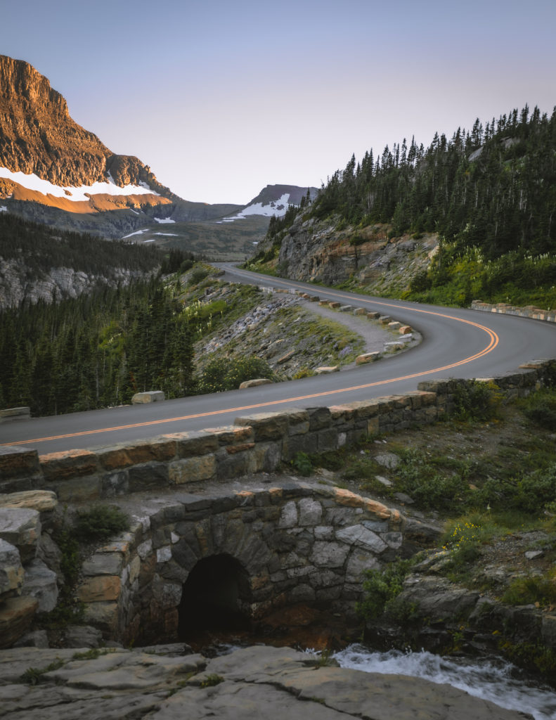 Driving the Going-to-the-Sun Road in Glacier National Park