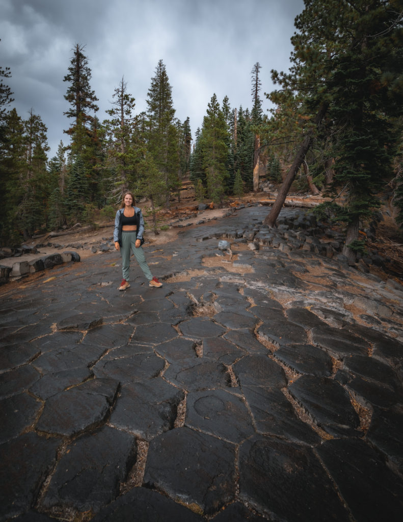 Climbing On Top of Devil's Postpile National Monument