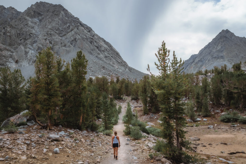 Hiking the Little Lakes Trail in Inyo National Forest