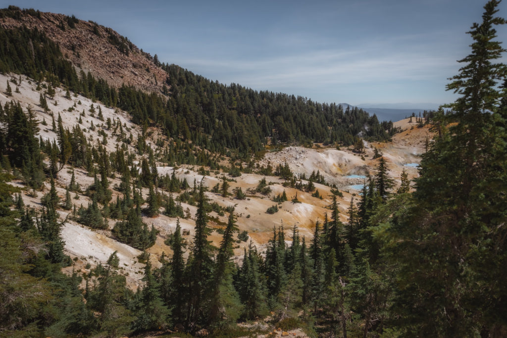 Looking Out Over Bumpass Hell in Lassen