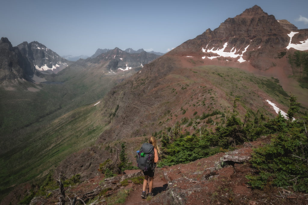 Views of Glacier National Park from Two Medicine Pass