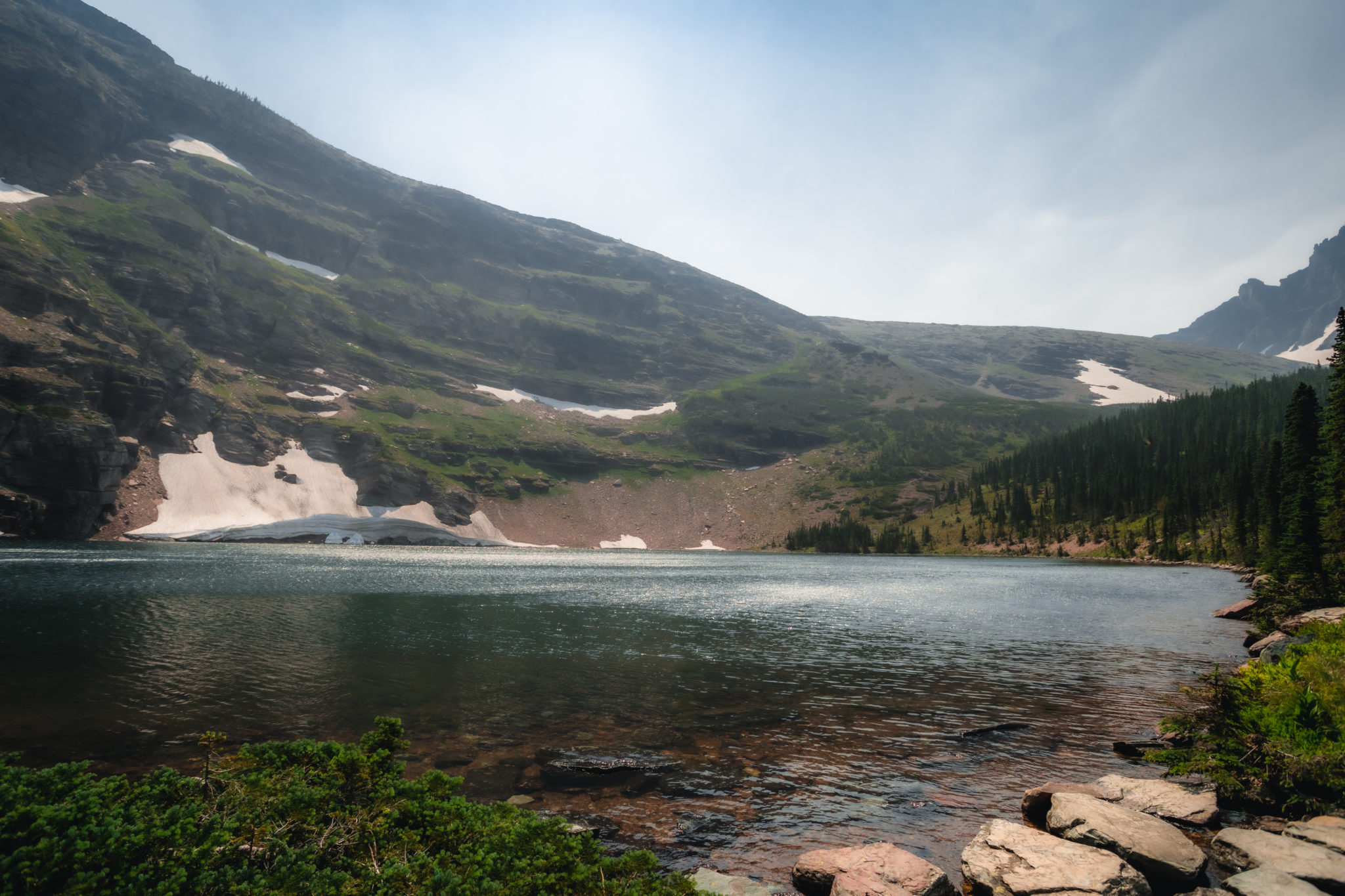 Backpacking or Hiking to Cobalt Lake in Glacier National Park - The 