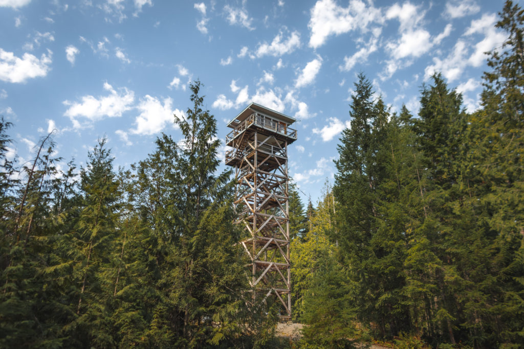 Hiking to the Haybrook Lookout Tower in Washington