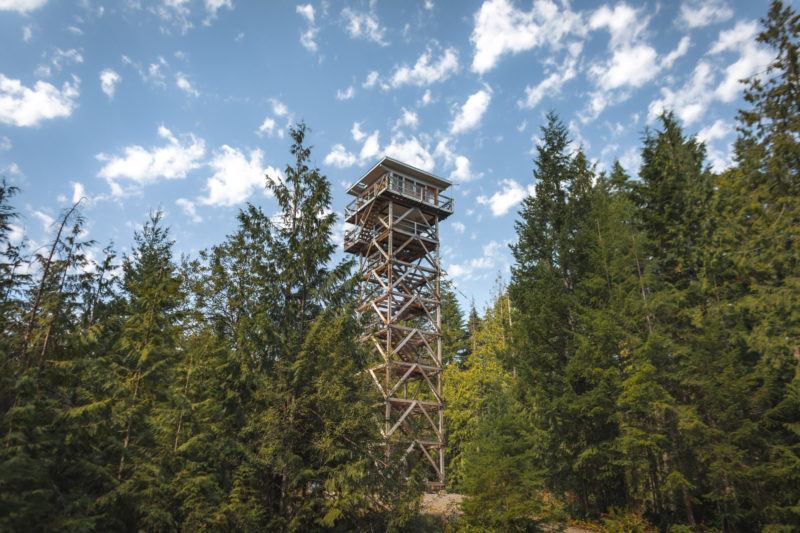 Hiking to the Haybrook Lookout Tower in Washington