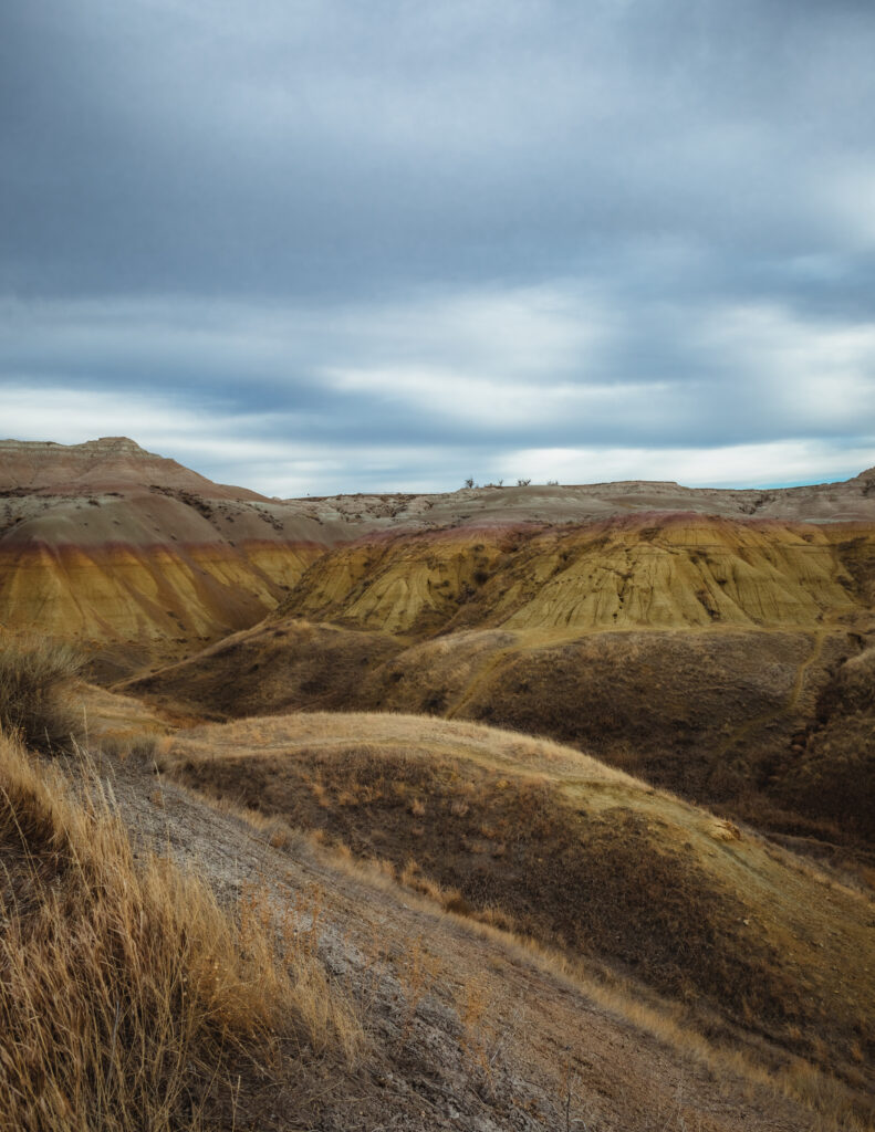 Yellow Mounds in Badlands National Park