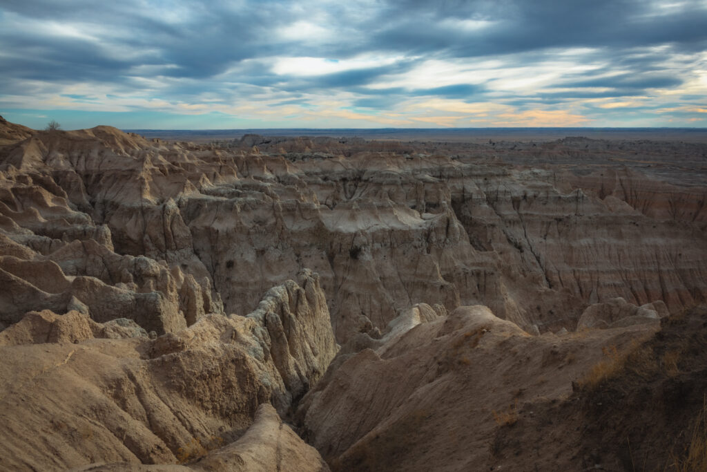 Looking Out Over the Badlands