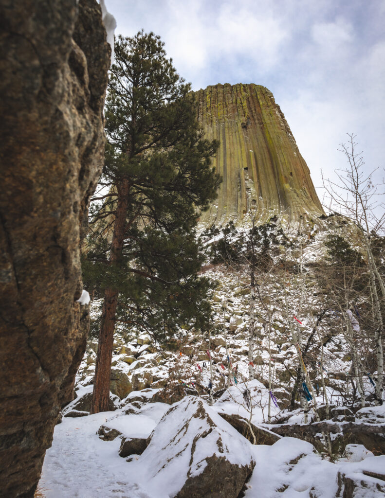Visiting Devil's Tower in Winter